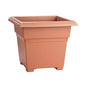 Root & Vessel Countryside Square Planter, Terra Cotta, 18-Inch - color: Terra, size: 18-Inch