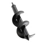 Auger Drill Bit for Planting - 3"X12" Heavy-Duty Garden Auger Spiral Drill Bit - Bulb Planter Tool & Auger Post Hole Digger - 3/8" Hex Drive Drill - color: black, size: 3"x12"