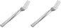 HaWare Hammered 12 Pieces Dinner Forks Set, Stainless Steel 7.9 Silverware for Home/Kitchen/Restaurant, Classic Elegant Design, Mirror Polished, Dishwasher Safe (Pack of 2) - size: 7.9 inches (Pack of 2)