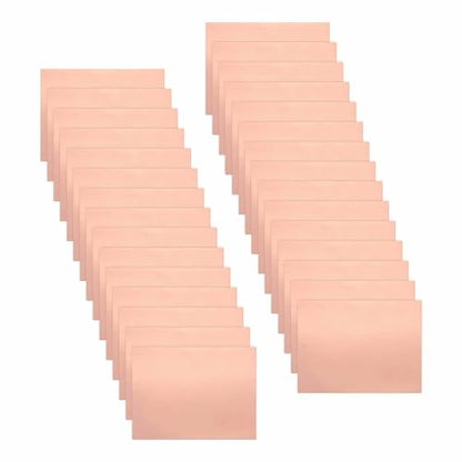MECCANIXITY 30pcs Copper Foil Thin Tape Sheet Copper Metal Conductive 3"x4" - size: 3"(75mm) W x 4"(100mm) L