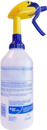 Zep Industrial Sprayer Bottle - 48 Ounces C32810 - Up to 30 Foot Spray, Adjustable Nozzle (Pack of 2) - size: 48 fl oz (Pack of 2)