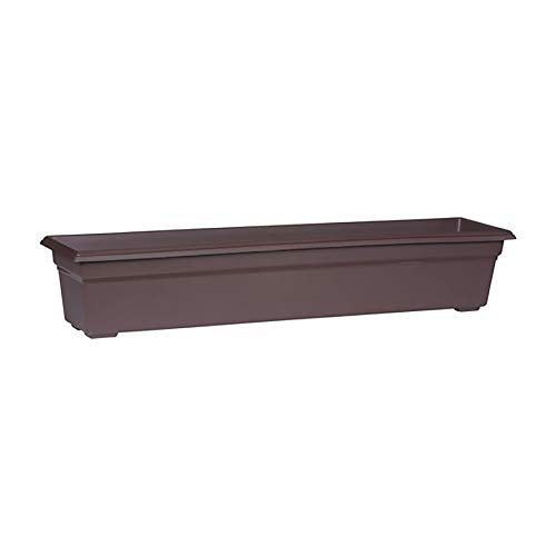 Root & Vessel 16363, Brown, Countryside Flower Box Planter, 36-Inch - color: Brown, size: 36-Inch