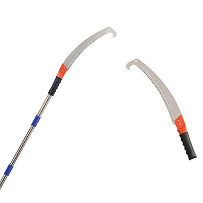 Pole Saw for Tree Trimming, Long Tree Trimmer Pole Saw 10FT, Manual Pole Cutter for Yard Garden and Patios Trees Branches Cutting - size: 10FT