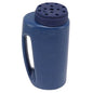 Hand Fertiliser Shaker, Hand-Held Grass Seed Shaker, For Spreading Salt and Juice Pot (Blue) - color: blue