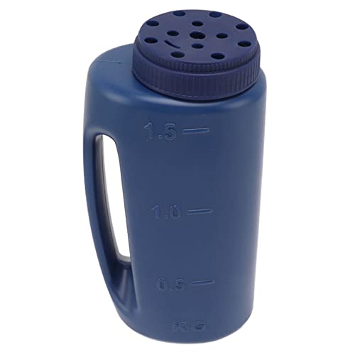 Hand Shaker Spreader, 2L Plastic Salt and Seed Spreader, Blue - color: Blue
