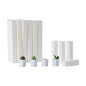 300 Pack 1.55 Inch Tiny White Plastic Square Nursery and Seedling Pot, Mini Transplant Seed Starter Planter with Drain Hole for Germination, Herb, Succulent - color: White
