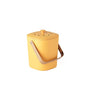 Bamboozle Kitchen Compost Bin – Indoor Countertop Food Composter, Made of Sustainable Bamboo Fiber | Saffron Color - color: Saffron