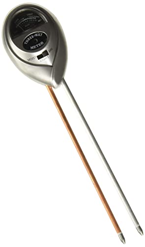Soil pH Meter, 3-in-1 Soil Testing Kit with Moisture, Light and PH Tester for Plant, Vegetables,Garden, Farm, Lawn, Indoor & Outdoor (No Battery Needed) - Silver - color: Silver