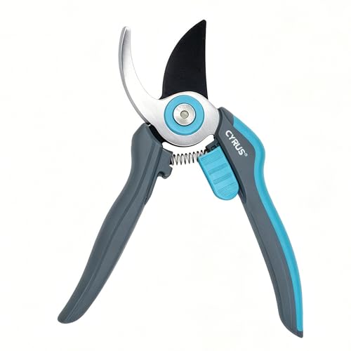 8.1" SK5 Carbon Steel Bypass Pruners Safety Lock Anti-Stick Garden Shears - style: Garden Shears 4