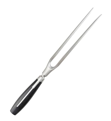 Carving Fork, Meat Fork, 13 Inch Cooking Fork, Heavy Duty Stainless Steel BBQ Fork, Long Metal Chef Pro Kitchen Forks for Barbecue, Serving, Cooking, Grilling, Roasting - size: 13 inch