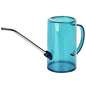 Hand Plastic Watering Can - with Long Spout - 1/4 Gallon - 34 Oz - Blue - color: Blue