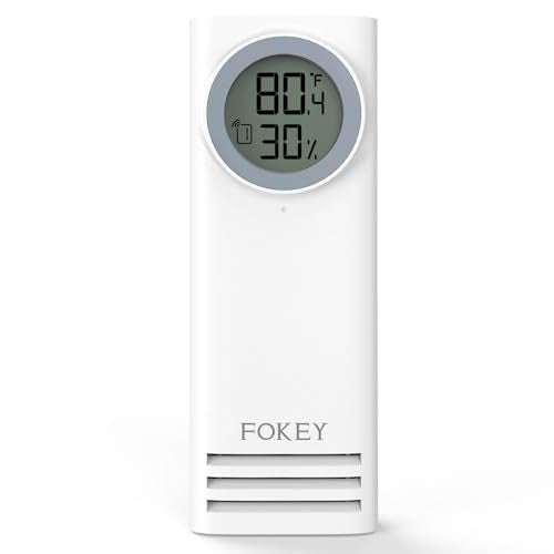 Remote Sensor Indoor Outdoor Thermometer Wireless for Z2 Weather Station ASIN: B0F31VHMTF