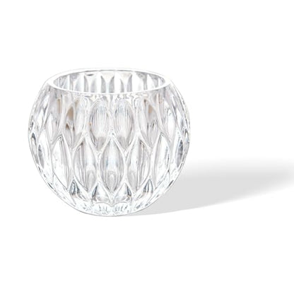 Glass Flowerpot, Planters,Vase, Hydroponic Flowerpot, Candy Bowl, Candlestick,Key Bowl,Decorative Bowls (A) - style: A