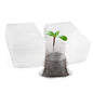 Seed Starter Bags Small, 200PCS 3x4 inch Non-Woven Nursery Plant Grow Bags, Fabric Seedling Bags Pots Pouch for Plants Seeding Clones Home Garden Supply - color: White, size: 2.7"x4.3"/Pack of 200