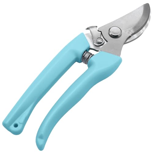 Garden Flower Shears, Blue Handle, 6.9 inches - style: Blue-1 Pcs