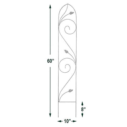 Arcadia Garden Products TR05 Autumn Leaf Trellis 5' - size: 5' x 10", style: Autumn Leaf Trellis