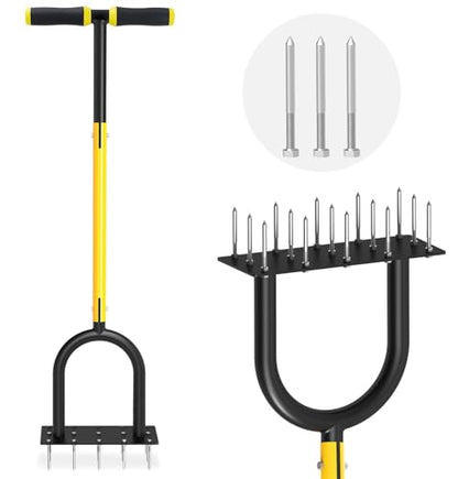 Lawn Aerator Tool - Grass & Soil Aerator for Lawn & Yard Care