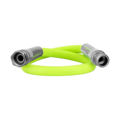 Flexzilla Garden Lead-in Hose 5/8 in. x 3 ft., Lightweight All-Weather Water Hose, Durable and Flexible, Leak-Free Connections - color: Chartreuse, size: 3ft, style: Standard Grip