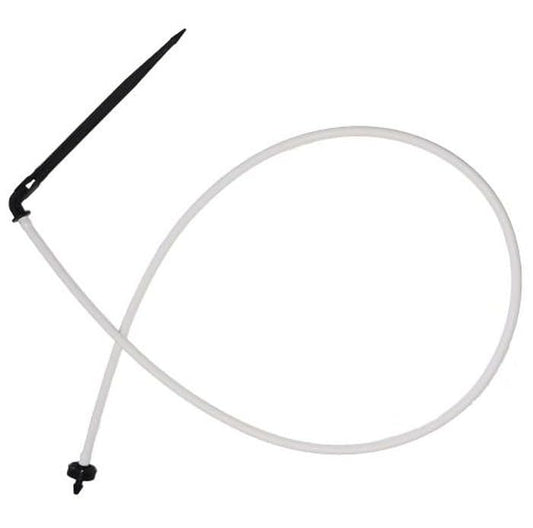 Netafim Drip Stake Assembly, 0.3 GPH, 36 Inch Tubing, Pack of 25, 40201-021370 - (01WPCJL1.2AW-36), Drip Irrigation for Outdoor, Lawn, Greenhouse, Raised Beds, and hydroponic