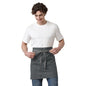 Waist Apron for Men Server Bistro Half 4251BY - color: Dark Grey, size: 1 Pack