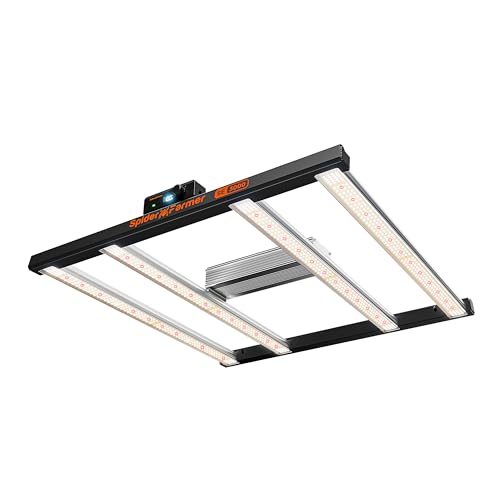 Spider Farmer SE3000 LED Grow Light for Indoor Plants 300W, App Controlled - size: 3x3 Coverage-300W