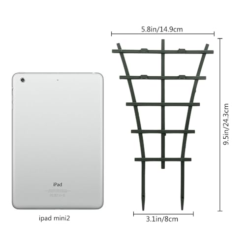 Feitore 12Pcs Indoor Plant Trellis for Climbing Plants Outdoor, Stackable - size: 12 Pcs