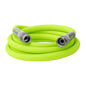 Flexzilla Garden Lead-in Hose 5/8 in. x 10 ft., Lightweight All-Weather Water Hose, Durable and Flexible, Leak-Free Connections - color: Chartreuse, size: 10ft, style: Standard Grip