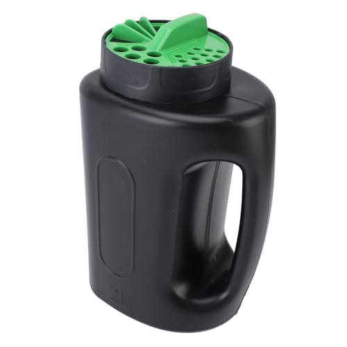 Seed Spreader, 2L Spread Fertilizer Shaker Fertilizer Spreader Hand Spreaders for Lawns Handheld Shake Dispenser for Salt, Seed, Grass and Garden, 5.5x9.6x3.9in