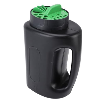 Seed Spreader, 2L Spread Fertilizer Shaker Fertilizer Spreader Hand Spreaders for Lawns Handheld Shake Dispenser for Salt, Seed, Grass and Garden, 5.5x9.6x3.9in