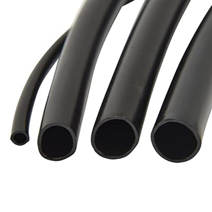 Raindrip 016005P 1/4-Inch Drip Irrigation Supply Tubing, 50-Foot, for Irrigation Drippers, Drip Emitters, and Drip Systems, Black Polyethylene - size: 50 Ft, style: Polyethylene