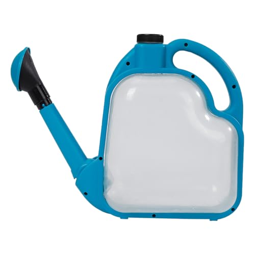 1 Gal Blue Clear Plastic Foldable Watering Can - color: Blue, size: BLUE-4L