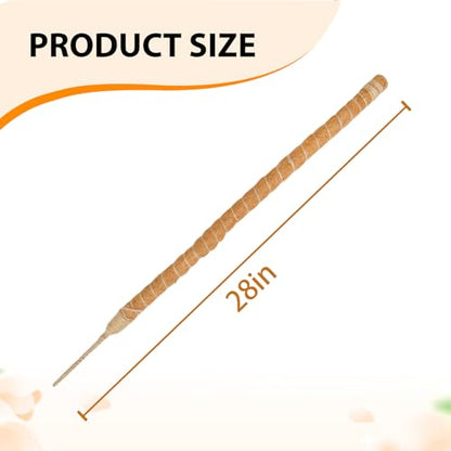 SYOWADA 2PCS 70cm Upgrade Adjustable Moss Poles for Indoor Plants