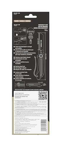 OLFA WORKS Serrated Knife (OW-BCS-1/SB) - Ratchet Lock Handle, Sand - color: Sand