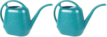 Bloem Watering Can Aqua Rite 1.1 Gallon (144 Fl Oz) Bermuda Teal Green (Pack of 2) - color: Bermuda Teal, size: 144 oz. (Pack of 2)