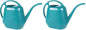 Bloem Watering Can Aqua Rite 1.1 Gallon (144 Fl Oz) Bermuda Teal Green (Pack of 2) - color: Bermuda Teal, size: 144 oz. (Pack of 2)