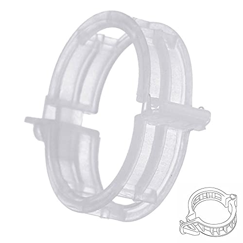 DOMG 300 Pcs Tomato Trellis Clips, Garden Plant Vine Support Clips for String Trellis