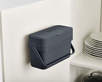 Joseph Joseph Compo Wall Mountable Compost Caddy, 1 Gallon