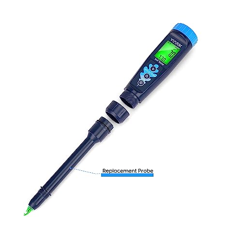 YINMIK Soil pH Tester Probe for YK-S01E, Blue Electrode Replacement - style: For YK-S01E