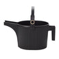 Hachiman Large Watering Can with Widened Spout - color: Black, size: Large (Single)