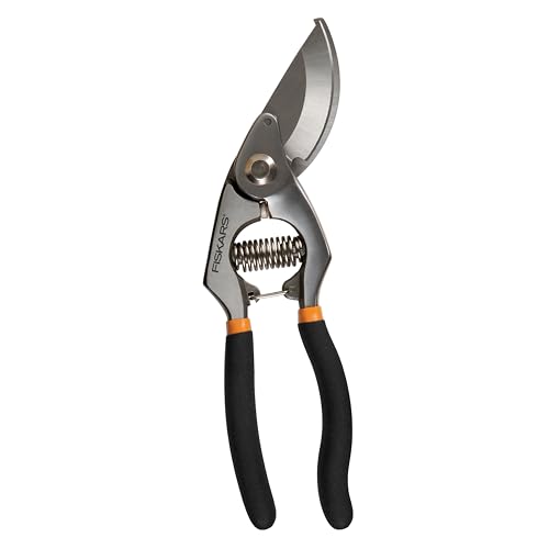 Fiskars Forged Steel Bypass Pruner, 3/4" Cut Capacity Garden Clippers - style: Deluxe Pruner
