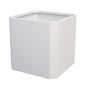Metal Planter Box 20”L x 20"W x 20"H Large Square Steel Planter Box - color: White, size: 20"Lx20"Wx20"H