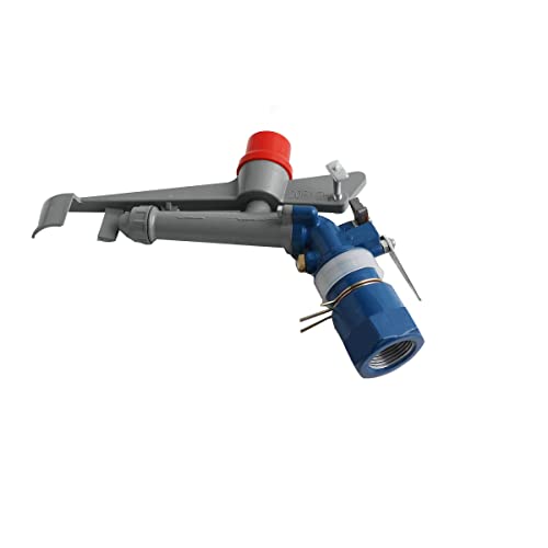 1'' Agriculture Irrigation Spray Gun Sprinkler Large-Area Irrigation Spray Gun Garden Farm Watering Sprinkler 360° Adjustable Watering for Farms, Orchards, Tea Gardens, Forestry - size: 1 inches, Pack of 1