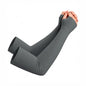 netdraw Unisex Bamboo Viscose Arm Sleeves with Thumb Hole - color: Dark Gray, size: Small-Medium