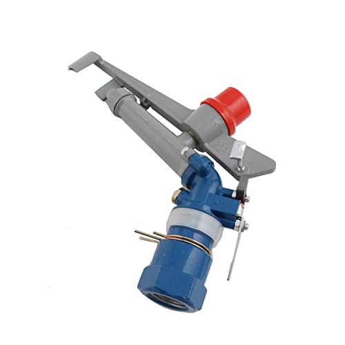 1'' Agriculture Irrigation Spray Gun Sprinkler Large-Area Irrigation Spray Gun Garden Farm Watering Sprinkler 360° Adjustable Watering for Farms, Orchards, Tea Gardens, Forestry - size: 1 inches, Pack of 1