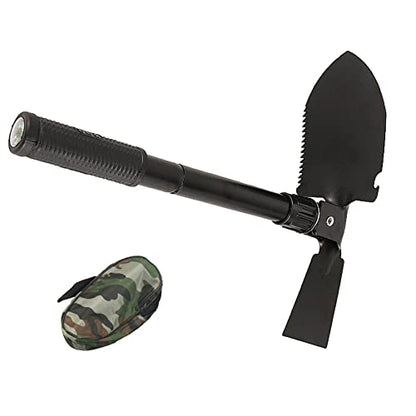 Folding Shovel with Carry Pouch Multitool Outdoor Folding Shovel