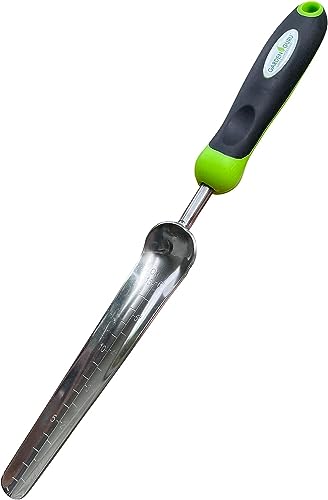 Garden Guru Seed Planting Shovel Trowel Transplanter Widger – Stainless Steel – Rust Resistant - Ergonomic Handle – Hand Dibber Seedling Bulb Planter Tool for Planting Transplanting - 1 Case (60 Pcs) - size: 60 Pack