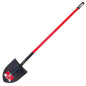 Bully Tools 12-Gauge Round Point Shovel Long Handle, Made in USA. - size: Long_Handle