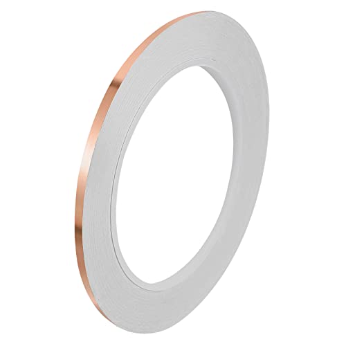 PATIKIL Copper Tape 0.12 Inch x 21 Yards 0.05 Thick Copper Foil Tape Single Sided Conductive Adhesive EMI Shielding for Electronics, Circuits, Grounding - size: 0.12 Inch x 21 Yards x 0.05mm