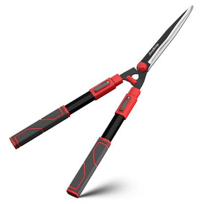 Telescopic Hedge Shears, SK5 Blades, Anti-Rust Coating