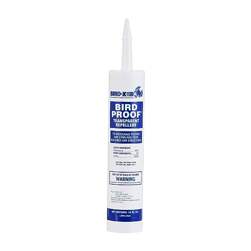 Bird-X Bird Repellent Gel, Sticky Texture, Clear, 10 Fl. Oz., Pack of 1